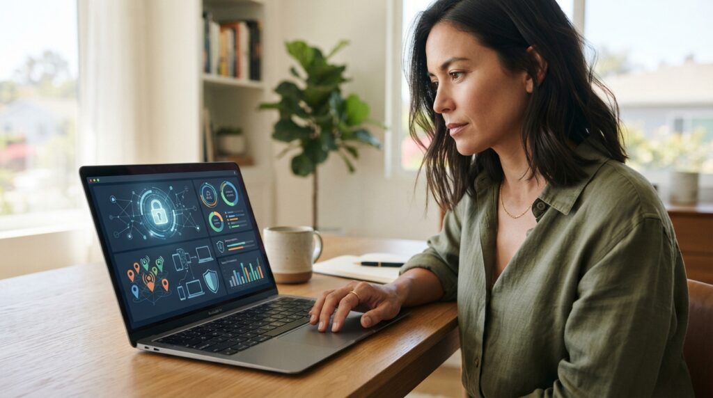 California resident using the DROP privacy tool to manage personal data held by data brokers